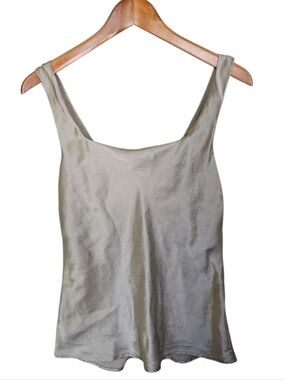 VTG Mary Green 100% Silk Tank Top L San Francisco Y2K Coquette Minimalist Y2K